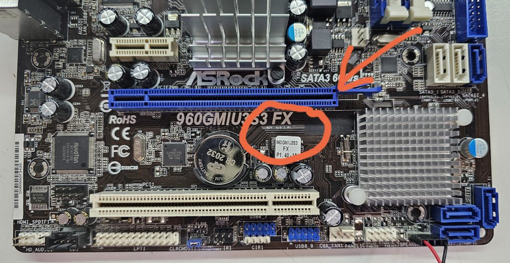 ASROCK 960GM U3S3 FX Revisionsnummer